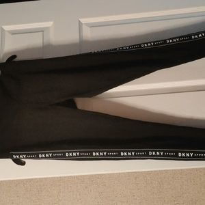 DKNY Women's Side Logo 7/8 Length Leggings